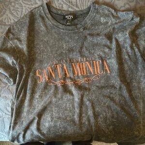 Gray Santa Monica Graphic T-Shirt